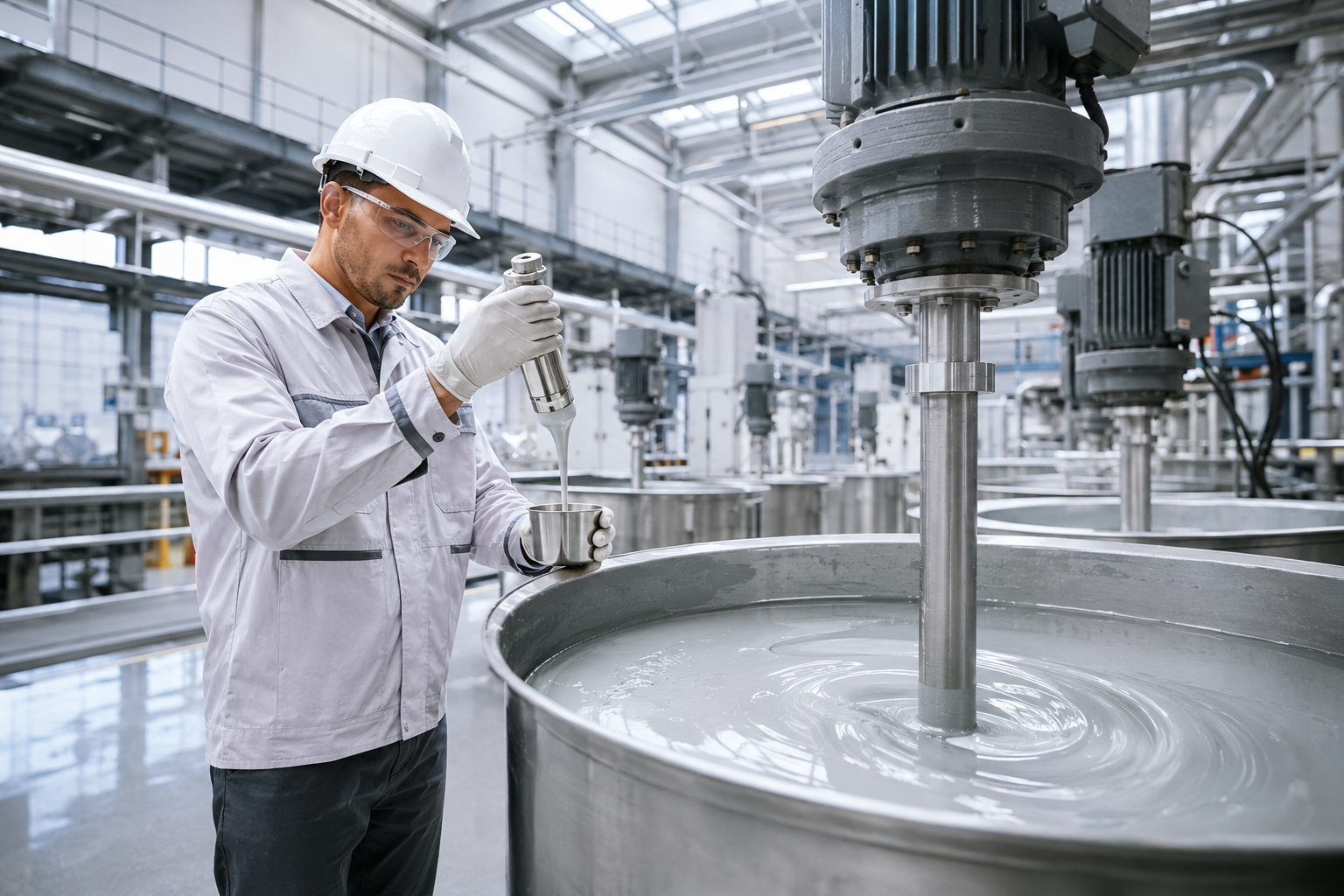 Industrial Paints and Coatings Factory Application