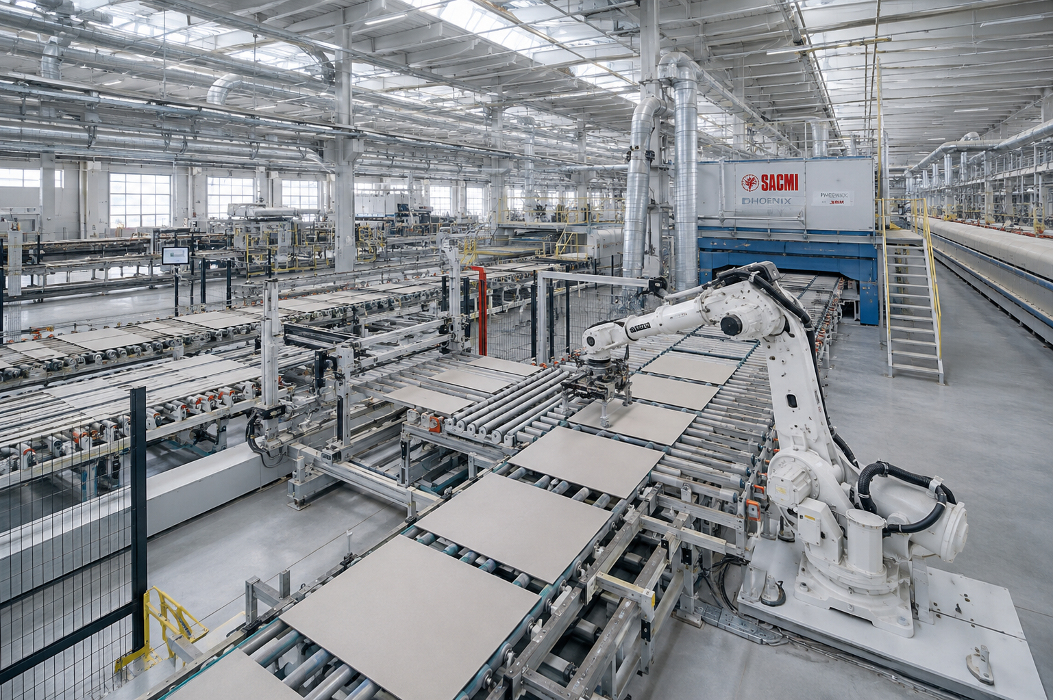 Modern Ceramic Tile and Porcelain Factory Production Line